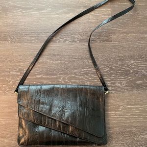 Vintage eel skin cross over